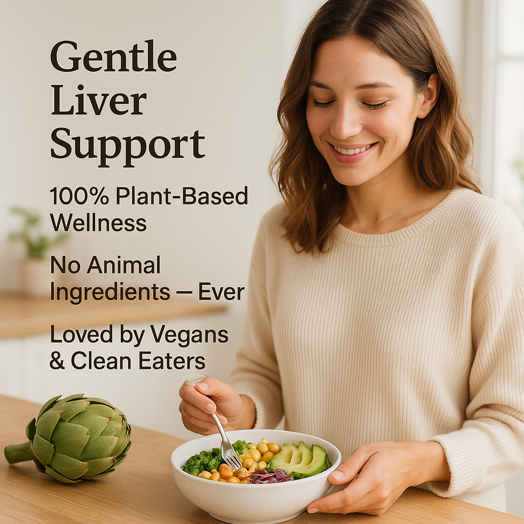 Organic Artichoke Capsules – Natural Liver & Digestive Support · Vegan · Non‑GMO Herbal Supplement