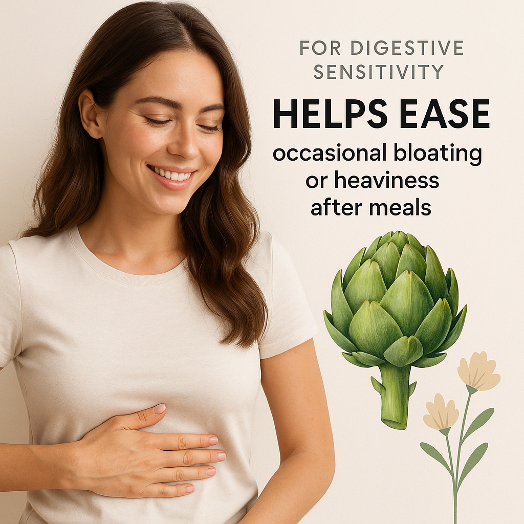 Organic Artichoke Capsules – Natural Liver & Digestive Support · Vegan · Non‑GMO Herbal Supplement