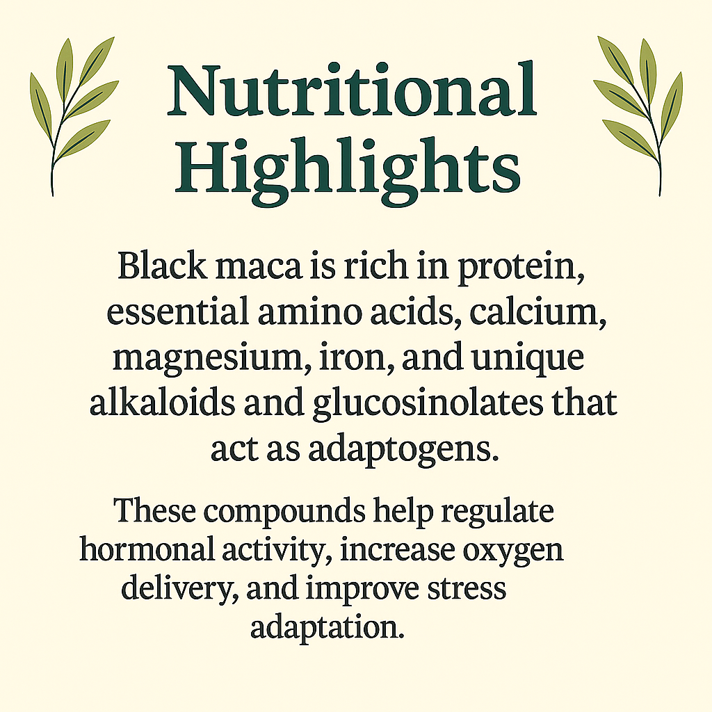 Black Maca Powder, Gelatinized Peruvian Superfood, Vegan, Non-GMO, Natural Energy and Hormone Support