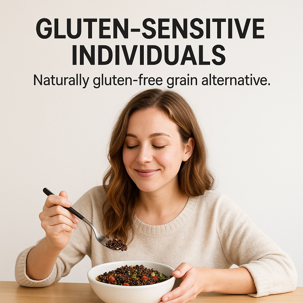 Black Quinoa, Organic Andean Supergrain, High Protein and Fiber, Vegan, Gluten-Free, Non-GMO, Whole Plant-Based Food