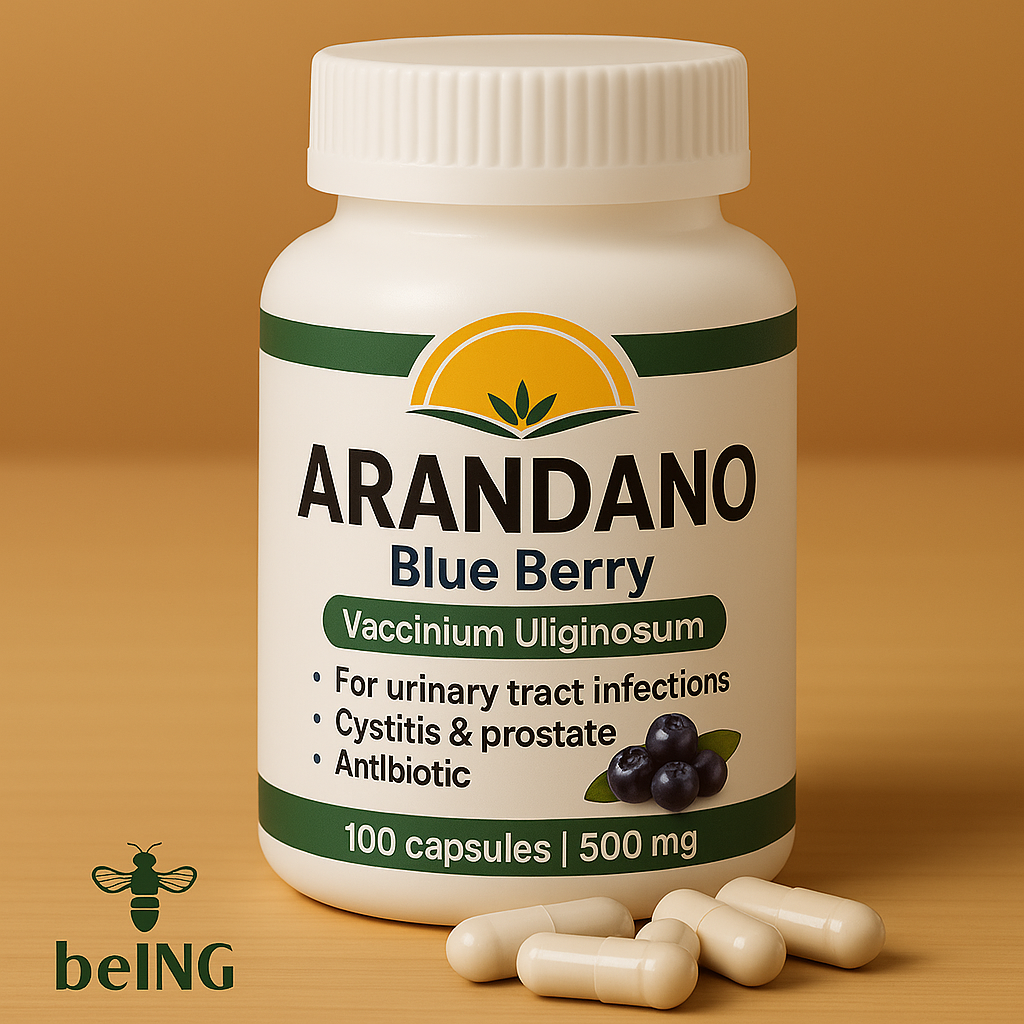 Organic Blueberry Capsules – Natural Antioxidant Support – Vegan, Non-GMO, Wild-Harvested Berry Supplement