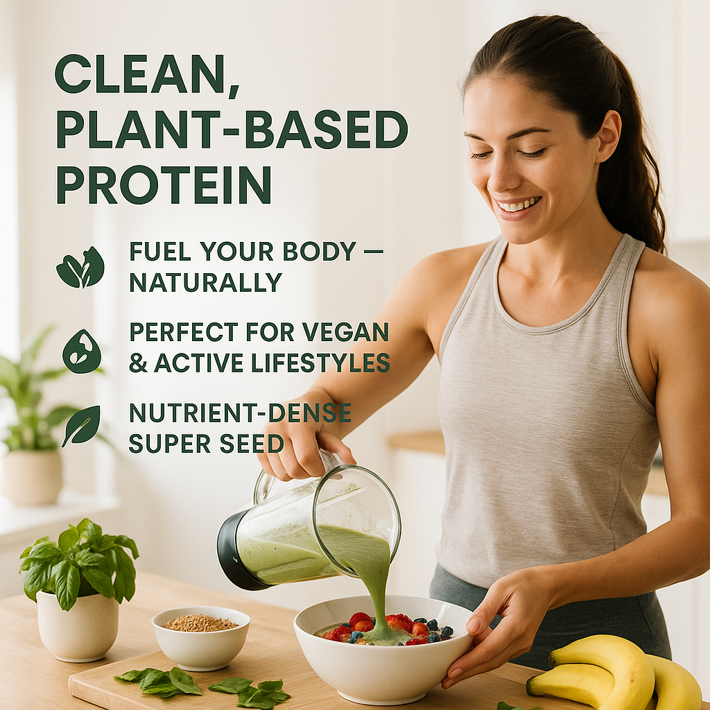 Organic Canary Seed Capsules – Alpiste Plant‑Based Protein & Metabolic Support · Vegan · Non‑GMO Superfood