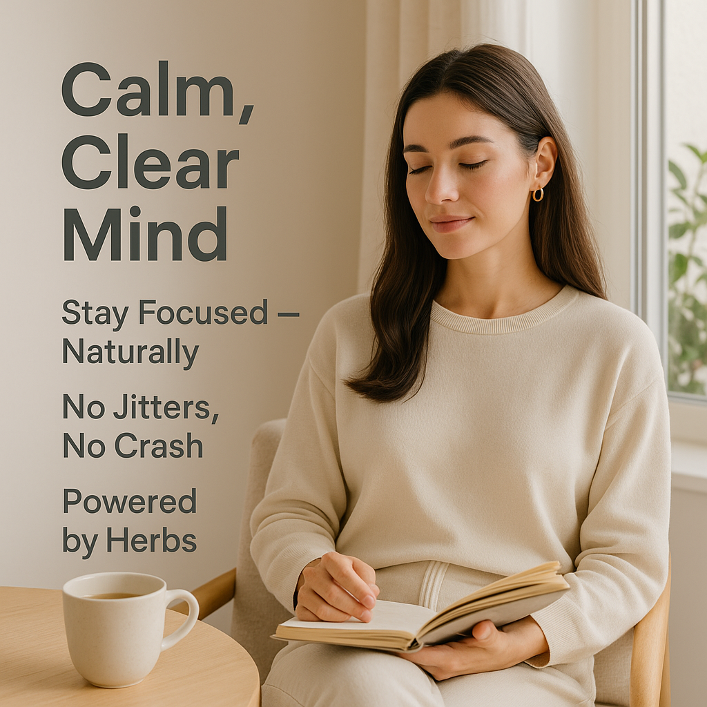Cerebral Capsules | Herbal Brain Support Blend | Rosemary, Oregano, Nettle, Lemon Balm & Sage | Vegan, Natural, Non-GMO