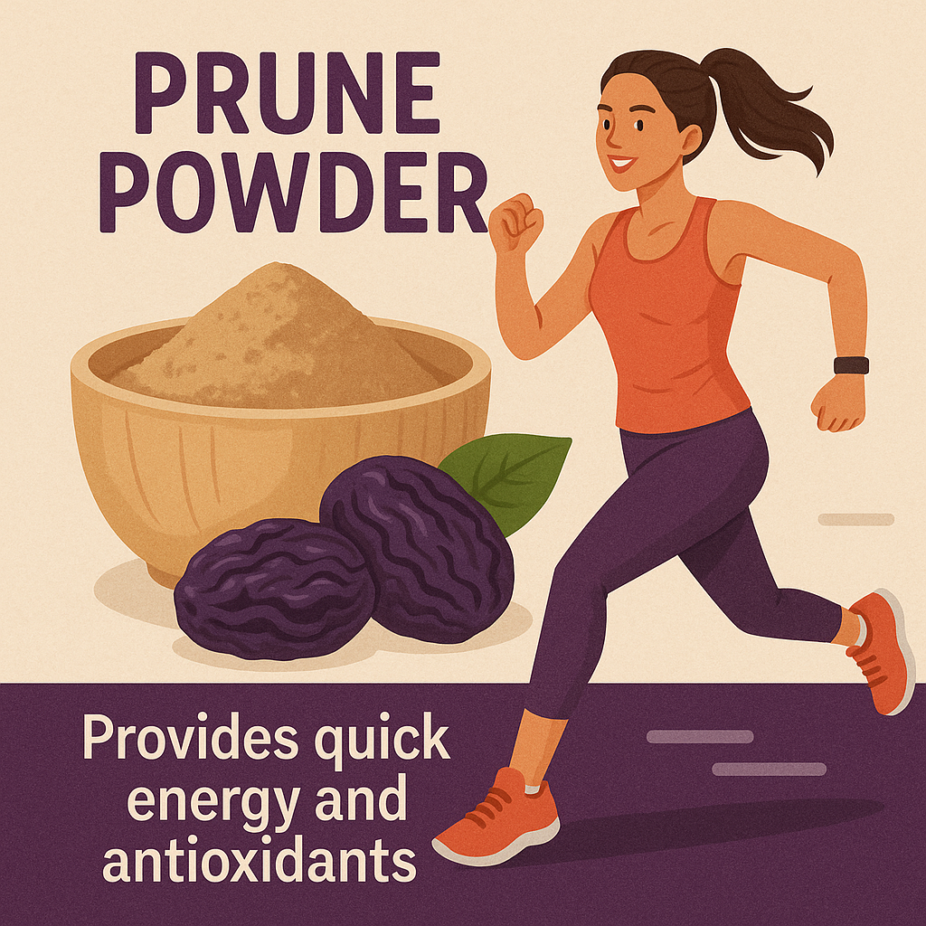 Organic Prune Powder – Natural Digestive Support, Antioxidant-Rich, Non-GMO, Vegan