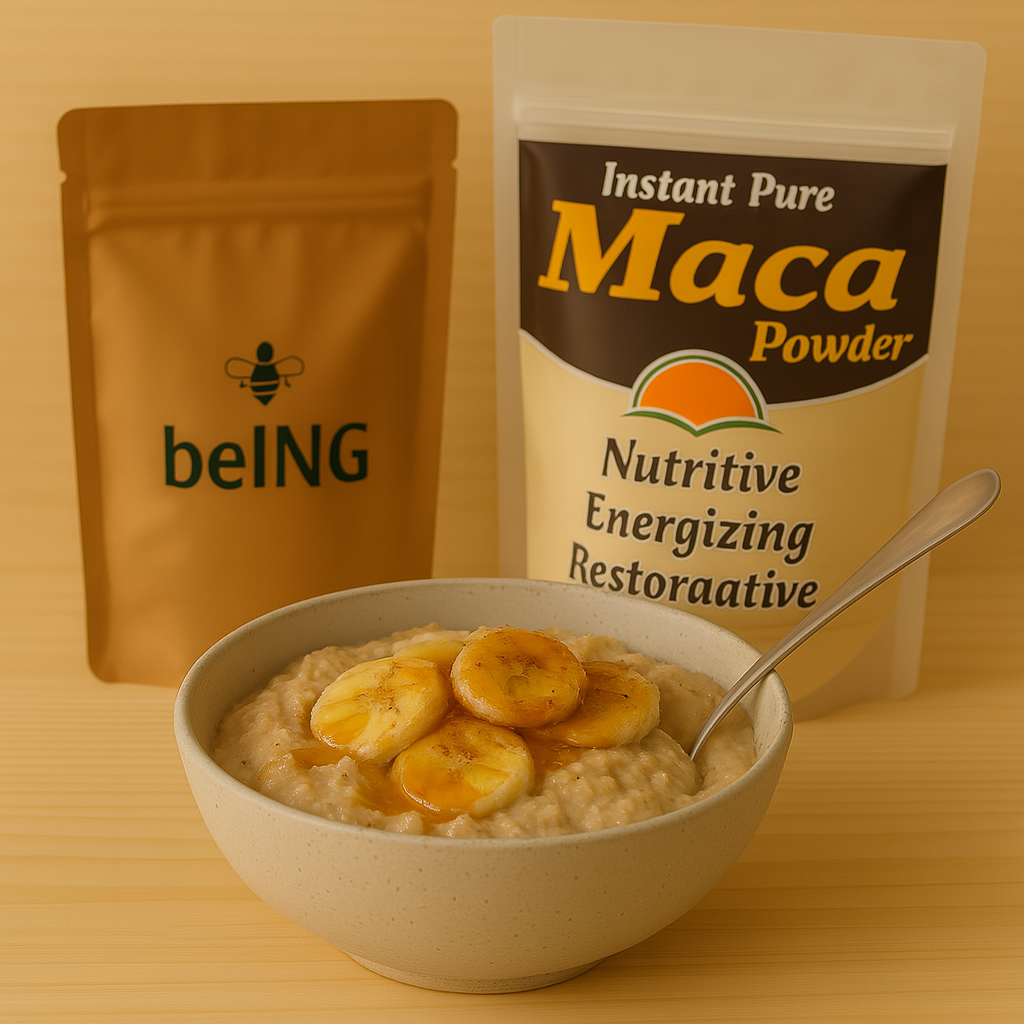 Pure Maca Powder, Peruvian Superfood, Natural Energy and Hormone Support, Vegan, Non-GMO, Plant-Based Adaptogen