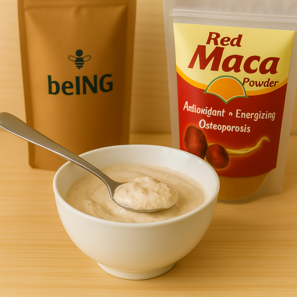 Red Maca Powder, Gelatinized, Peruvian Superfood, Vegan, Non-GMO, Natural Hormone and Bone Support