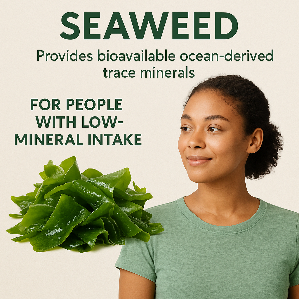 Organic Seaweed Capsules – Natural Iodine & Mineral Support · Vegan · Non-GMO Superfood Supplement
