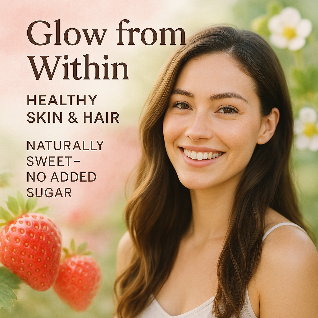 Organic Strawberry Powder – 100% Natural Freeze-Dried, Vegan, Non-GMO Superfood Supplement