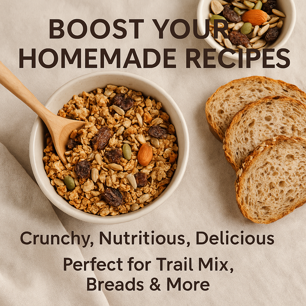 Sunflower Seeds, Raw and Natural, Vegan, Non-GMO, Gluten-Free, Plant-Based Snack and Baking Ingredient