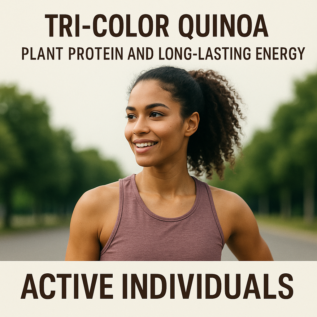 Tri-Color Quinoa, Organic Andean Supergrain Blend, Vegan, Gluten-Free, Non-GMO, High Protein and Fiber Whole Food