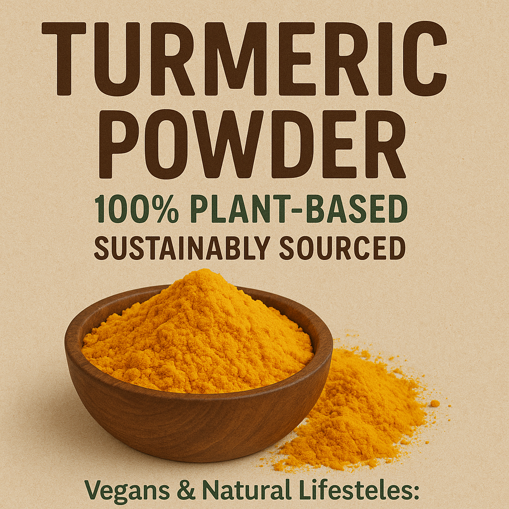 Organic Turmeric Powder – 100% Natural Ground Root, Vegan, Non-GMO, Golden Superfood