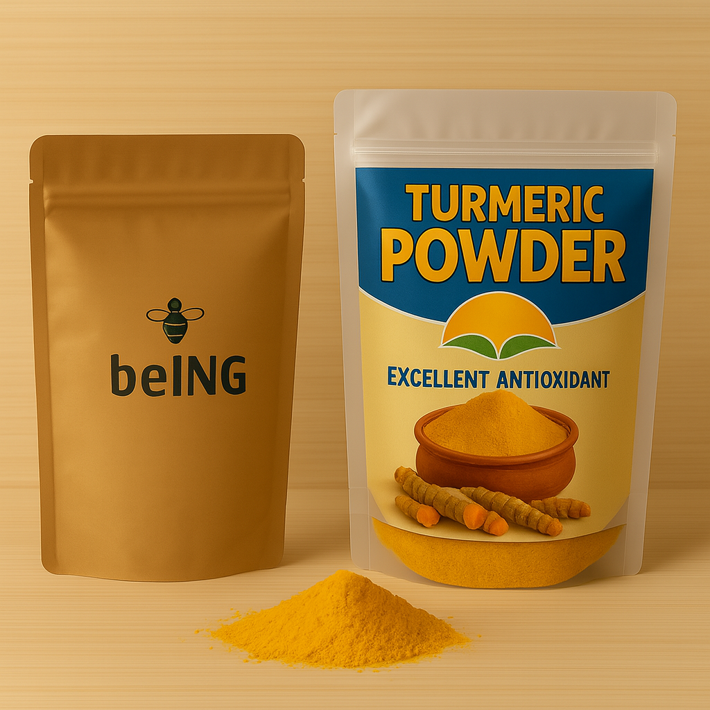 Organic Turmeric Powder – 100% Natural Ground Root, Vegan, Non-GMO, Golden Superfood