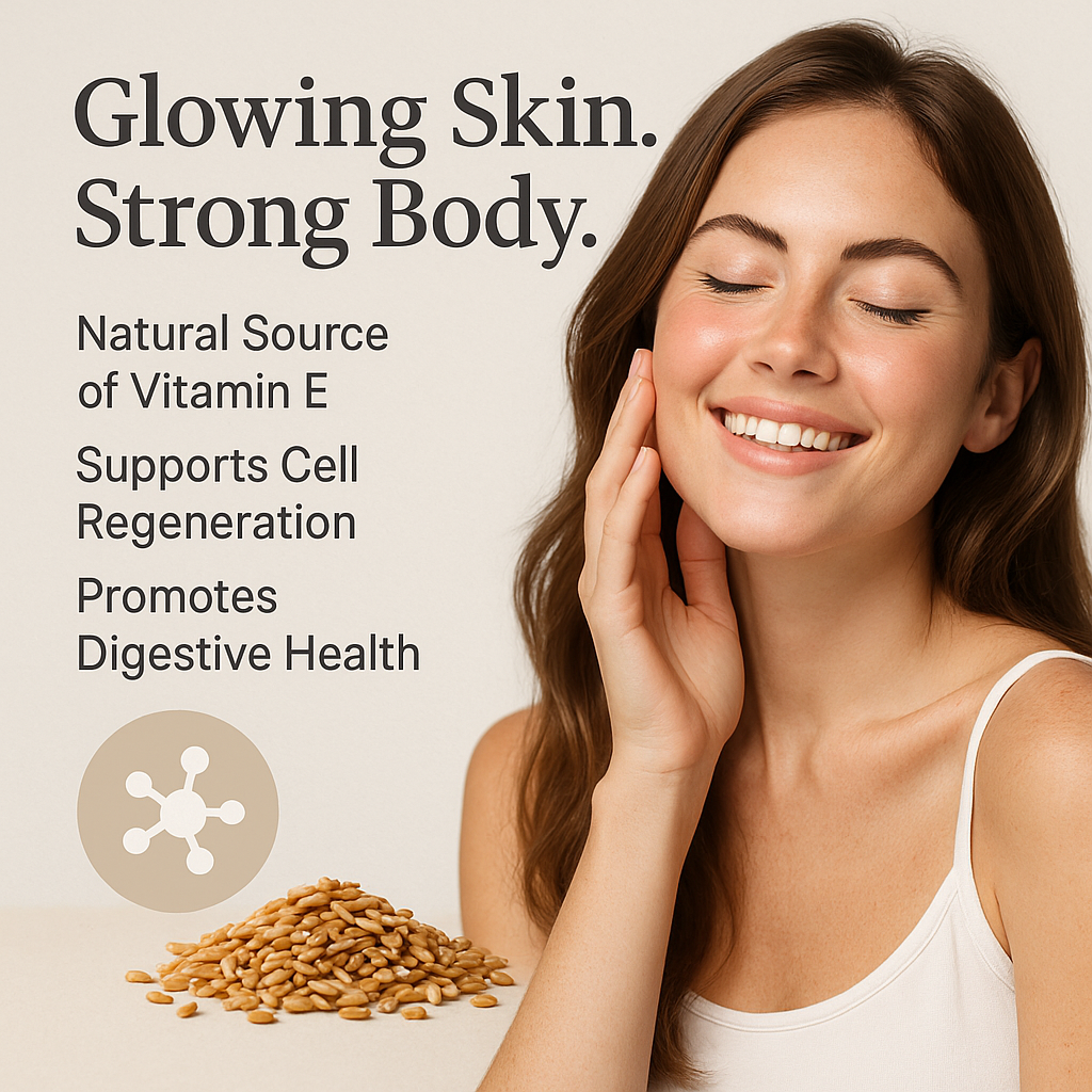 Wheat Germ, Natural Source of Vitamin E and Fiber, Non-GMO, Plant-Based, Vegan, Nutrient-Rich Whole Food Ingredient