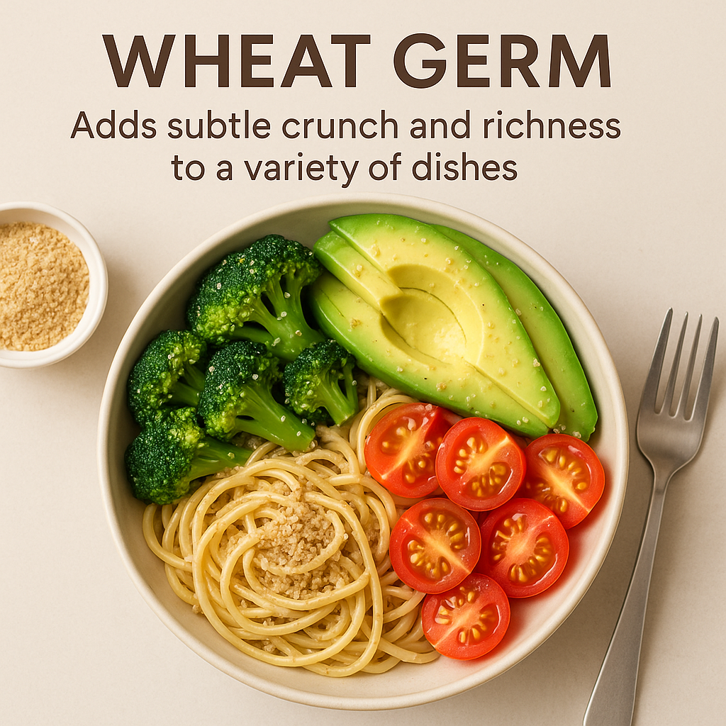 Wheat Germ, Natural Source of Vitamin E and Fiber, Non-GMO, Plant-Based, Vegan, Nutrient-Rich Whole Food Ingredient