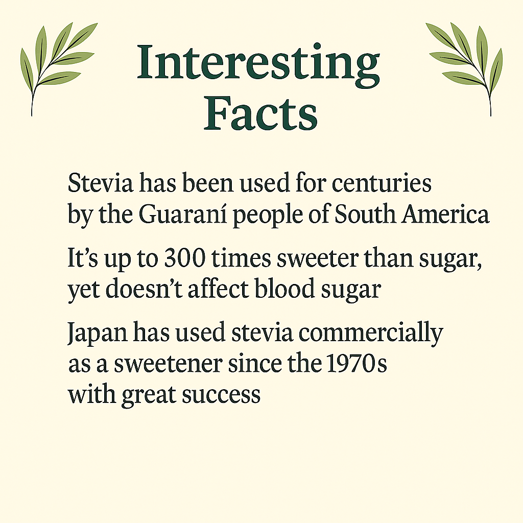 Organic Stevia Powder, Vegan, Non-GMO, Natural Sweetener, Zero Calorie Sugar Alternative, Plant-Based Extract