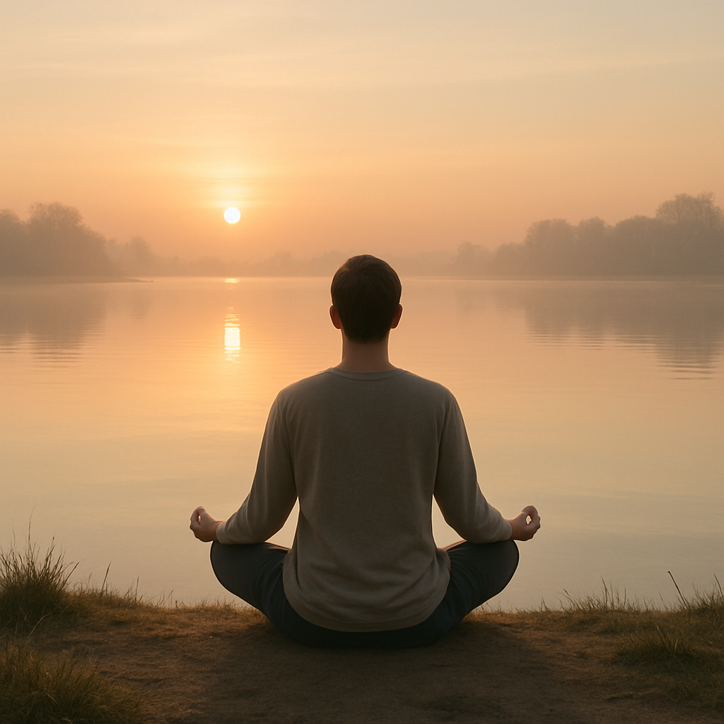 Calm Mind & Stress Relief — Soft focus, emotional ease, grounded presence.