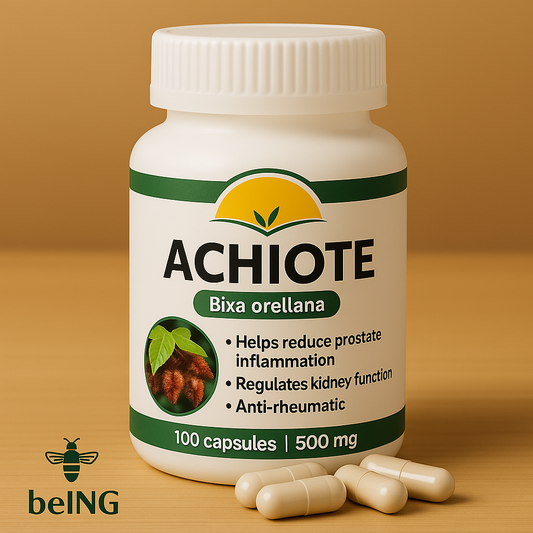 Organic Achiote (Annatto) Capsules – Vegan, Non‑GMO, Antioxidant Support Supplement