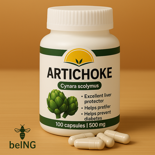 Organic Artichoke Capsules – Natural Liver & Digestive Support · Vegan · Non‑GMO Herbal Supplement