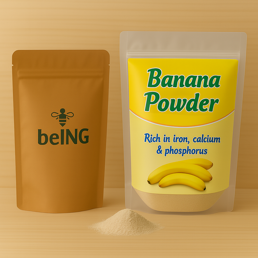 Banana Powder, Natural Fruit Powder, Vegan, Non-GMO, Gluten-Free, Raw Superfood, Smoothie and Baking Ingredient