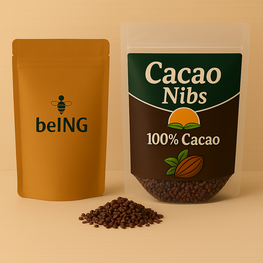 Organic Cacao Nibs, 100% Pure, Vegan, Non-GMO, Antioxidant Superfood, Natural Energy & Mood Support, Raw Chocolate Crumbs