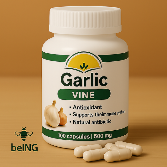 Organic Garlic Capsules – Vegan, Non‑GMO, Natural Garlic Supplement with Allicin Support