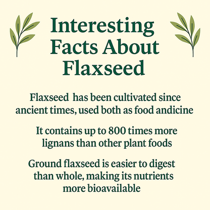 Flaxseed, Whole Natural Seeds, Vegan, Non-GMO, Omega-3 and Fiber Rich, Gluten-Free, Plant-Based Superfood