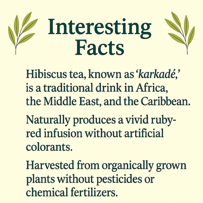 Organic Hibiscus Flower – 100% Natural Dried Petals, Herbal Tea, Vegan, Non-GMO