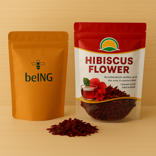 Organic Hibiscus Flower – 100% Natural Dried Petals, Herbal Tea, Vegan, Non-GMO