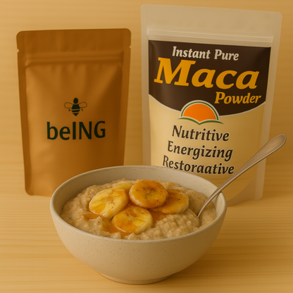 Pure Maca Powder, Peruvian Superfood, Natural Energy and Hormone Support, Vegan, Non-GMO, Plant-Based Adaptogen