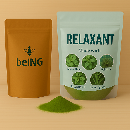 Natural Relaxation Blend, Herbal Sleep Support, Melissa, Valerian, Passionflower, Lemon Balm, Non-GMO, Vegan Calming Supplement