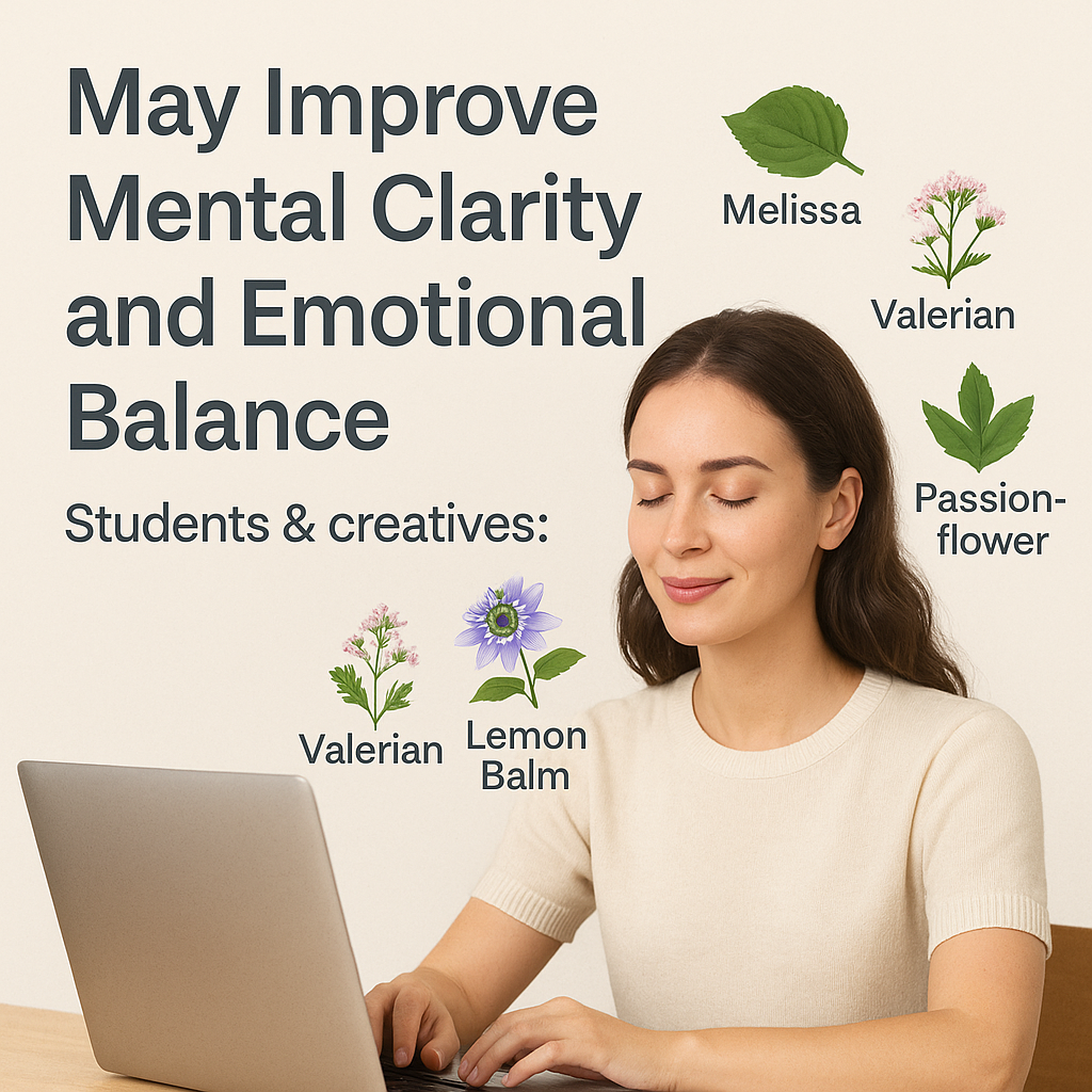 Natural Relaxation Blend, Herbal Sleep Support, Melissa, Valerian, Passionflower, Lemon Balm, Non-GMO, Vegan Calming Supplement