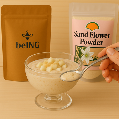 Organic Sand Flower Powder – 100% Natural, Vegan, Non-GMO, Herbal Superfood