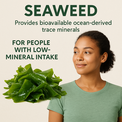 Organic Seaweed Capsules – Natural Iodine & Mineral Support · Vegan · Non-GMO Superfood Supplement