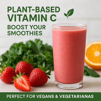 Organic Strawberry Powder – 100% Natural Freeze-Dried, Vegan, Non-GMO Superfood Supplement