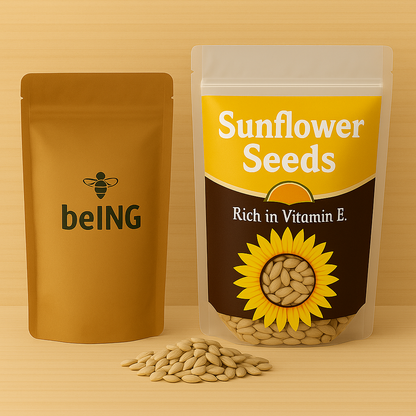 Sunflower Seeds, Raw and Natural, Vegan, Non-GMO, Gluten-Free, Plant-Based Snack and Baking Ingredient