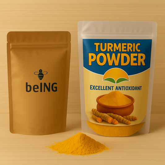 Organic Turmeric Powder – 100% Natural Ground Root, Vegan, Non-GMO, Golden Superfood